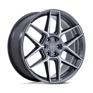 22″ NICHE WHEELS NC281 RISE ANTHRACITE WITH MACHINED FACE FINISH RIMS