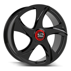 22″ STRADA WHEELS VINO GLOSS BLACK FLOW FORMED RIMS