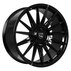 22″ LEXANI WHEELS LOTUS XL GLOSS BLACK FINISH RIMS