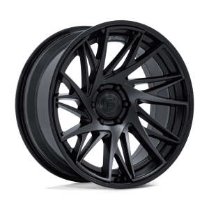 24″ FUEL WHEELS FC405 DYNAMO MATTE BLACK GLOSS BLACK LIP OFF-ROAD FUSION FORGED RIMS