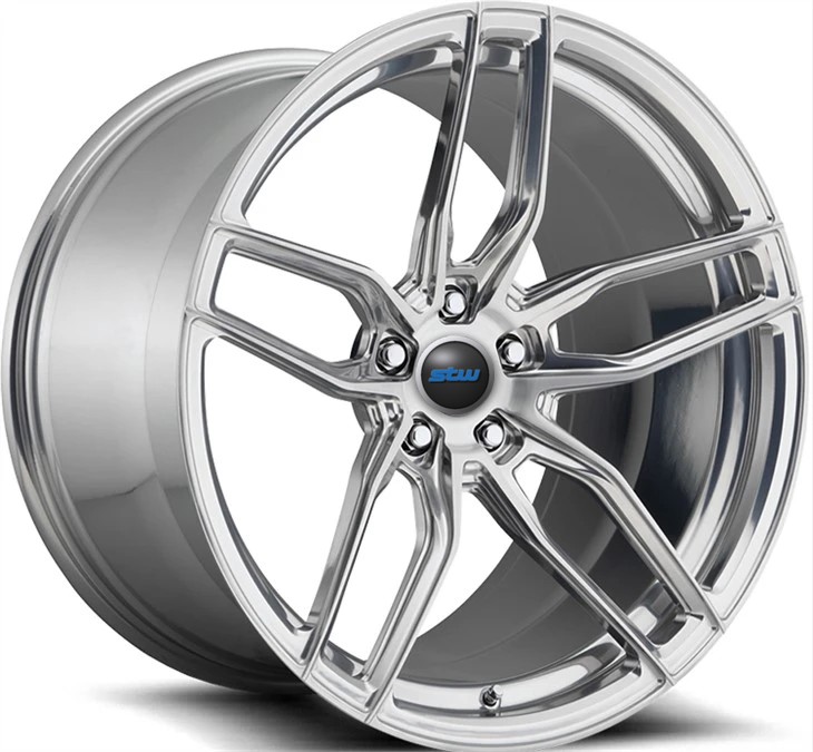Polished Customized 1-PC Aluminum Alloy For Audi RS Q5 / 22inch Rims Aluminum Alloy Rims