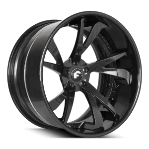 20″ FORGIATO WHEELS S221-ECL CARBON FIBER DIP FORGED FINISH RIMS