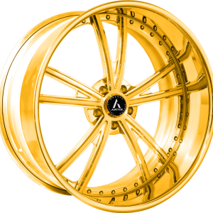 24″ ARTIS FORGED CORVAIR M GOLD FINISH RIMS