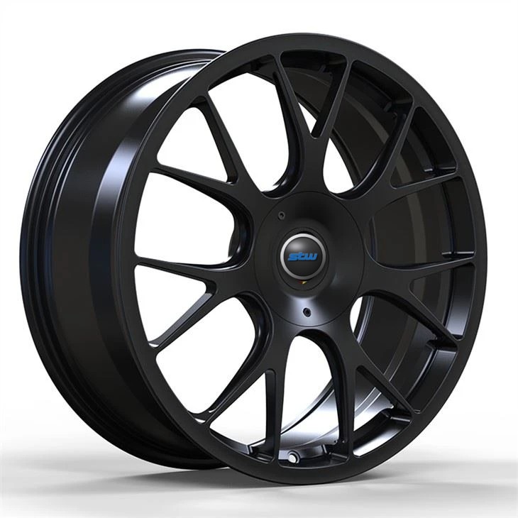 \atin Black Forged Monoblock Rims 5x112 20 21 And 22 Inches Fit To Porsch Taycan Turbo
