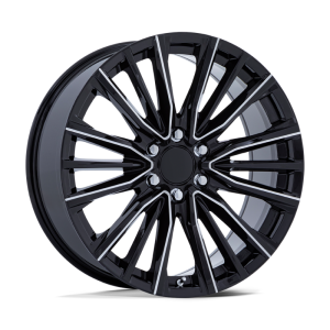 24″ PERFORMANCE REPLICAS WHEELS PR223 GLOSS BLACK MILLED RIMS