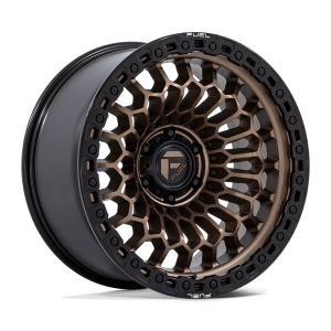20″ FUEL WHEELS FC870 SINISTER MATTE BRONZE MATTE BLACK LIP OFF-ROAD RIMS
