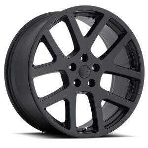 20″ FACTORY REPRODUCTION LX DODGE VIPER WHEELS FR 64 SATIN BLACK FINISH RIMS