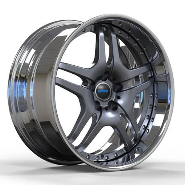 Forged 5x112 Alloy Wheel Aluminum For GLC Car Chrome Barrel Gun Metal Disc Rims