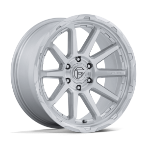20″ FUEL WHEELS FC887 CIRCUIT GLOSS SILVER MACHINED FACE OFF-ROAD RIMS