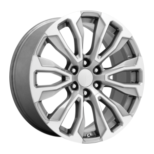 24″ PERFORMANCE REPLICAS WHEELS PR211 SILVER MACHINED FACE RIMS