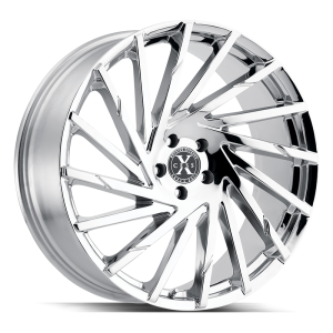 24″ XCESS WHEELS X02 CHROME FINISH RIMS