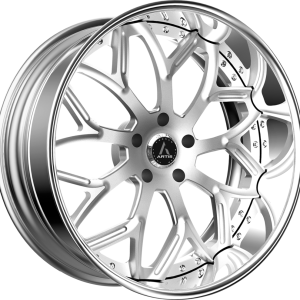 20″ ARTIS FORGED WHEELS BULGARI SILVER FACE CHROME LIP FINISH