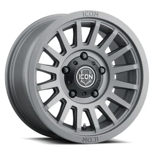 17″ ICON ALLOYS WHEELS RECON SLX CHARCOAL OFF-ROAD RIMS