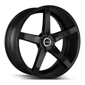 24″ STRADA WHEELS PERFETTO BLACK RIMS