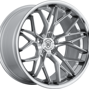20″ ROHANA WHEELS RFC3 MACHINED SILVER CHROME LIPFLOW FORMED FINISH RIMS
