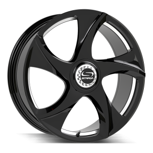 20″ STRADA WHEELS VINO GLOSS BLACK MILLLED FLOW FORMED RIMS