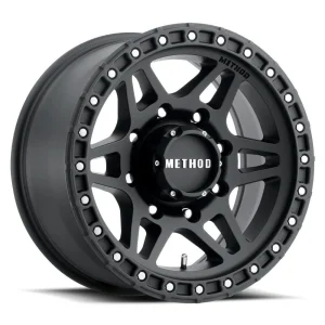 18″ METHOD WHEELS MR312 NV MATTE BLACK FINISH RIMS