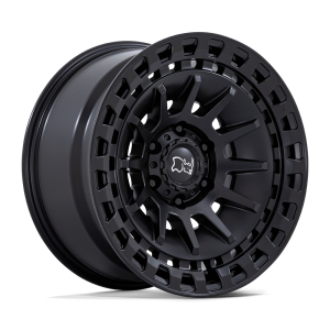 18″ BLACK RHINO WHEELS BARRAGE BR009 MATTE BLACK FINISH OFF-ROAD RIMS