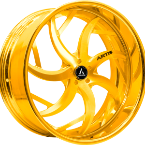 24″ ARTIS FORGED SIN CITY M GOLD FINISH RIMS