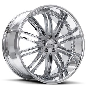 20″ XIX WHEELS X23 CHROME FINISH RIMS