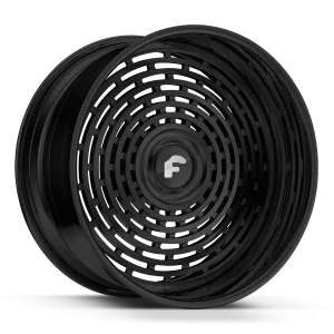 22″ FORGIATO WHEELS PARLANTE GLOSS BLACK XL FLOATING CAP FORGED FINISH RIMS