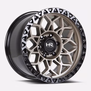 17″ HARDROCK WHEELS H108 MATTE BRONZE OFF-ROAD RIMS