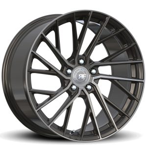 20″ ROAD FORCE WHEELS RFF2 GUNMETAL MACHINED FLOW FORMED FINISHED RIMS