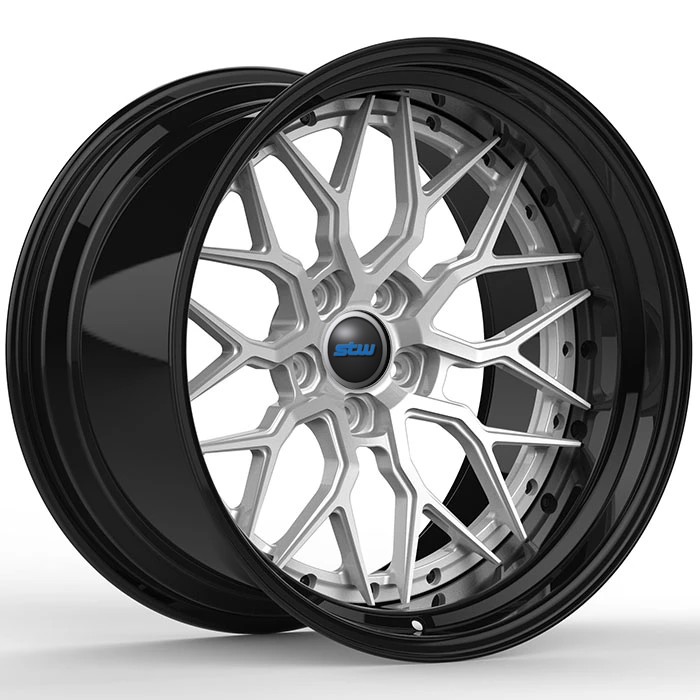2020 Chevrolet Corvette C8 22x10.5 5x114.3 ET36 Custom Forged 2-PC Rims Black Gloss