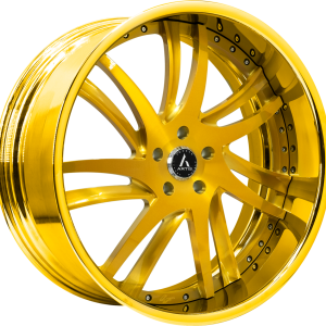 19″ ARTIS FORGED WHEELS PROFILE GOLD FINISH