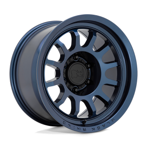 17″ BLACK RHINO WHEELS RAPID MIDNIGHT BLUE FLOW FORMED FINISH RIMS