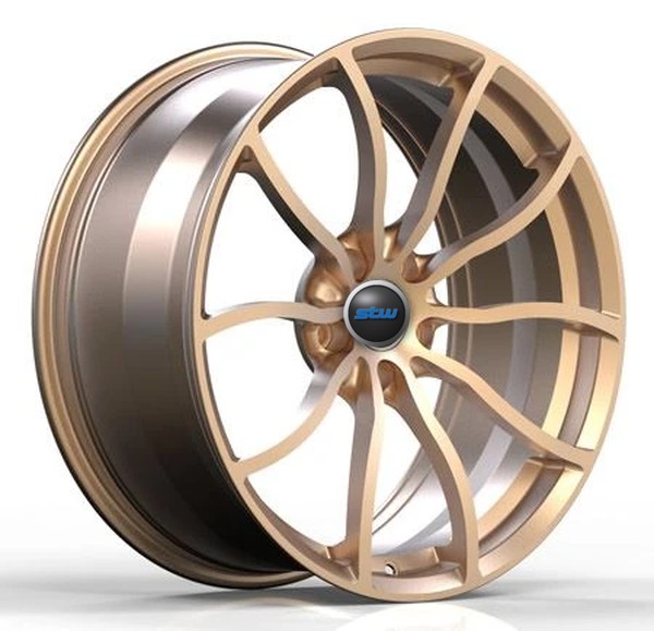 20X9 Gold Painted One Piece Forged Rims For BMW 520d F10 2014 Car Aluminum Alloy Custom Monoblock Wheels