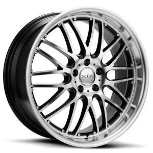20″ XIX WHEELS X05 GLOSS BLACK MACHINED POLISHED LIP FINISH RIMS