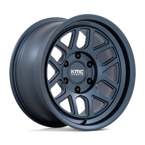 18″ KMC WHEELS KM446 MESA METALLIC BLUE FORGED MONOBLOCK FINISH RIMS