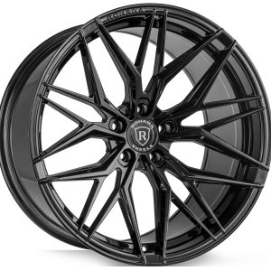 20″ ROHANA WHEELS RFX17 GLOSS BLACK FLOW FORMED FINISH RIMS