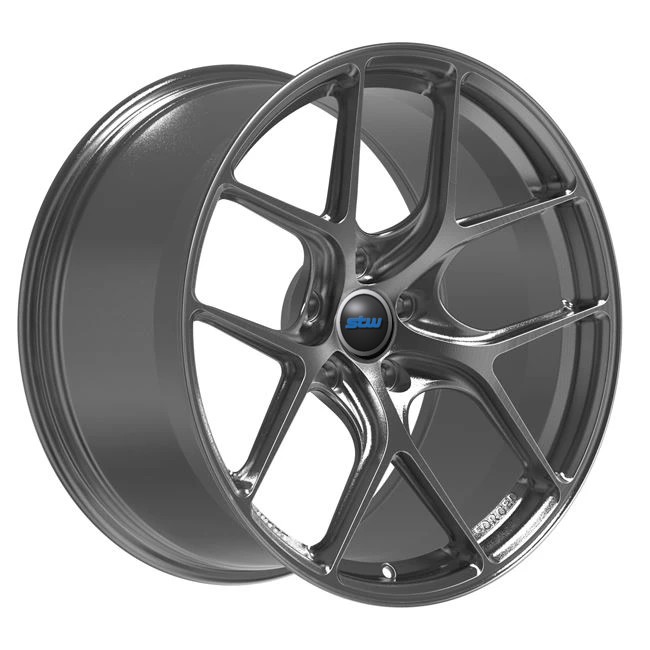 Monoblock 1 PC Piece 19inch Aluminum Forged Brushed Gray Wheels For BMW M2 Passenger Car Rims