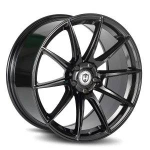 19″ CURVA CONCEPTS WHEELS CFF72 GLOSS BLACK FORGED FINISH RIMS