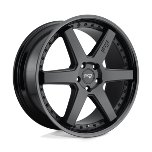 18″ NICHE WHEELS M192 ALTAIR GLOSS BLACK MATTE BLACK FINISH RIMS