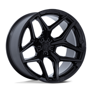 22″ FUEL WHEELS D854 FLUX 5 BLACKOUT OFF-ROAD RIMS