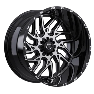20″ TIS WHEELS 544MB GLOSS BLACK MACHINED CROSSOVER SUV FINISH RIMS