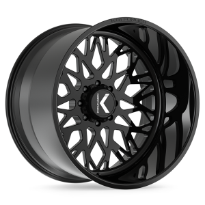 22″ KG1 FORGED WHEELS ELEVATE KF056 GLOSS BLACK FINISH RIMS