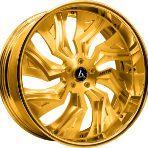 24″ ARTIS FORGED BUCKEYE M GOLD FINISH RIMS
