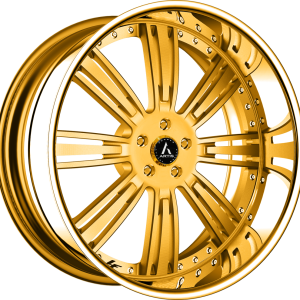 22″ ARTIS FORGED WHEELS GRINO-M GOLD FINISH RIMS
