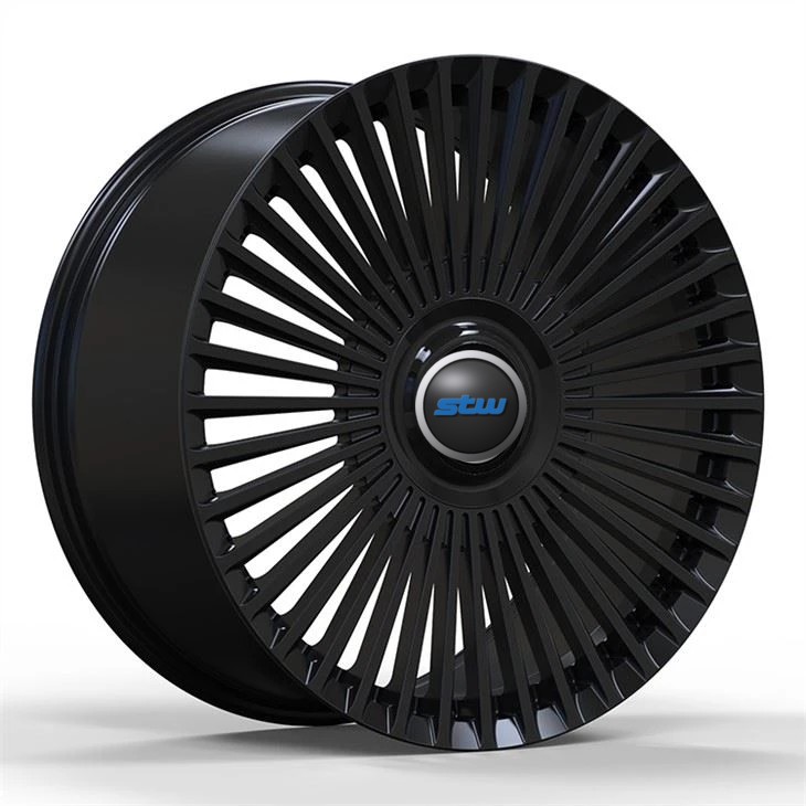 Custom Gloss Black 1 Piece Forged Aluminum Rim 5 X112 Staggered 18 19 20 21 And 22 Inches Rolls Royce Ghost 2021