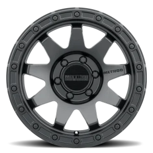 17″ METHOD WHEELS MR317 MATTE BLACK FINISH RIMS