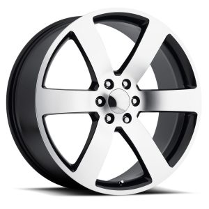 22″ FACTORY REPRODUCTION CHEVY TRAILBLAZER SS FR 32 GLOSS BLACK MACHINED FACE FINISH RIMS
