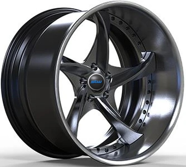 21x13 And 20x9.5 2 Piece Forged Wheels Big Lip For Ford GT