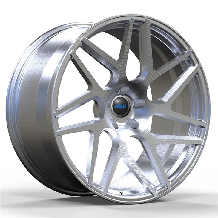 Cadillac CT4 19x8 And 19x9 Custom 1-Piece Forged Wheels Bruhsed