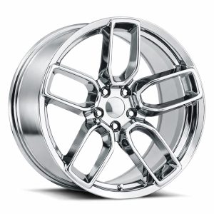 20″ FACTORY REPRODUCTION DODGE WIDEBODY WHEELS FR 74 CHROME FINISH RIMS