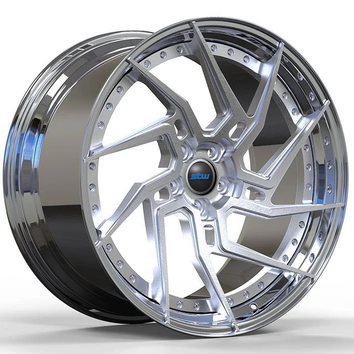 Staggered 20 X 8.5 | 20 X 10.5 Polish Custom 2-piece Forge Alloy Wheels With 5 X 114.3 120 115 PCD For Cadillac C TS-V