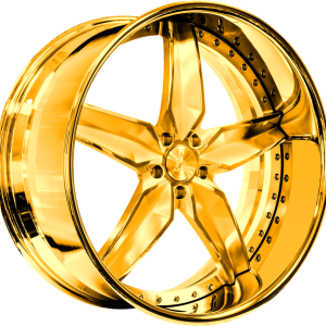 22″ ARTIS FORGED WHEELS BUCKHEAD GOLD FINISH RIMS